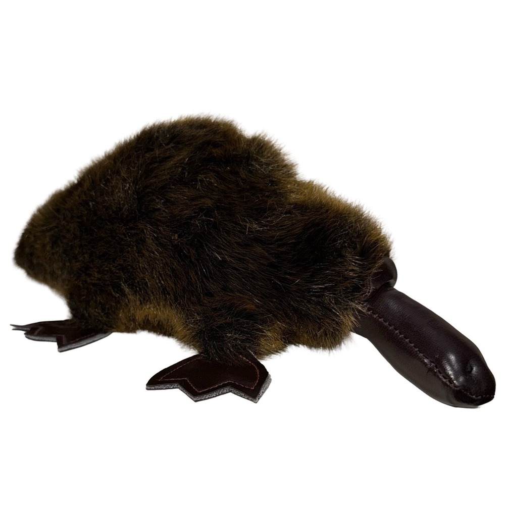 B.J.‎ Toy Co. Duckbill Platypus Plush Faux Fur Stuffed Animal Matching Mini Baby